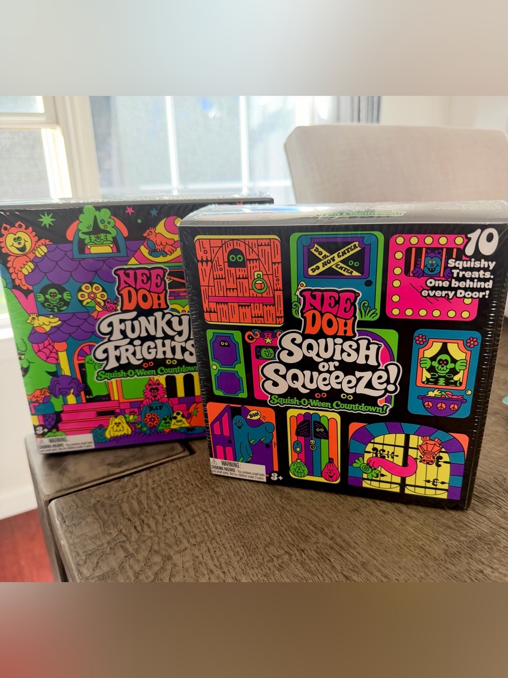 Schylling Needoh Funky Frights Squish or Squeeze Bundle Set Halloween Advent 2